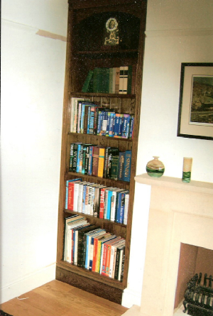 Fitted Oak Bookcase